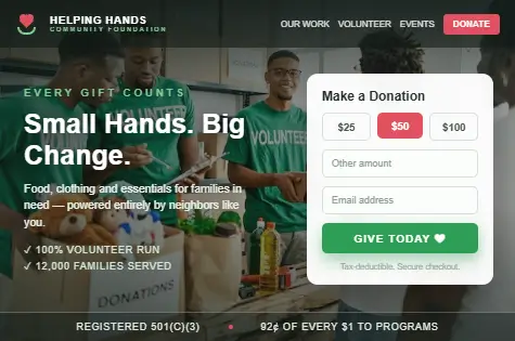 Charity Website