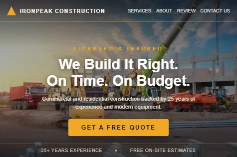 Construction website