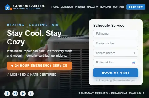 HVAC Website