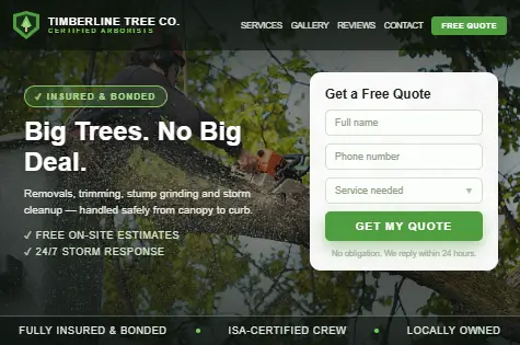 Tree Service website